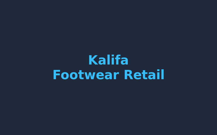 Kalifa footwear retail direct sales