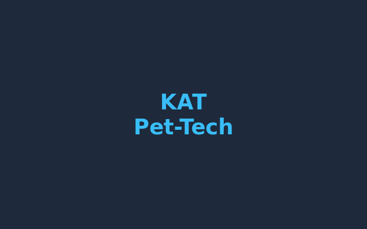 KAT pet-tech e-commerce B2B channel
